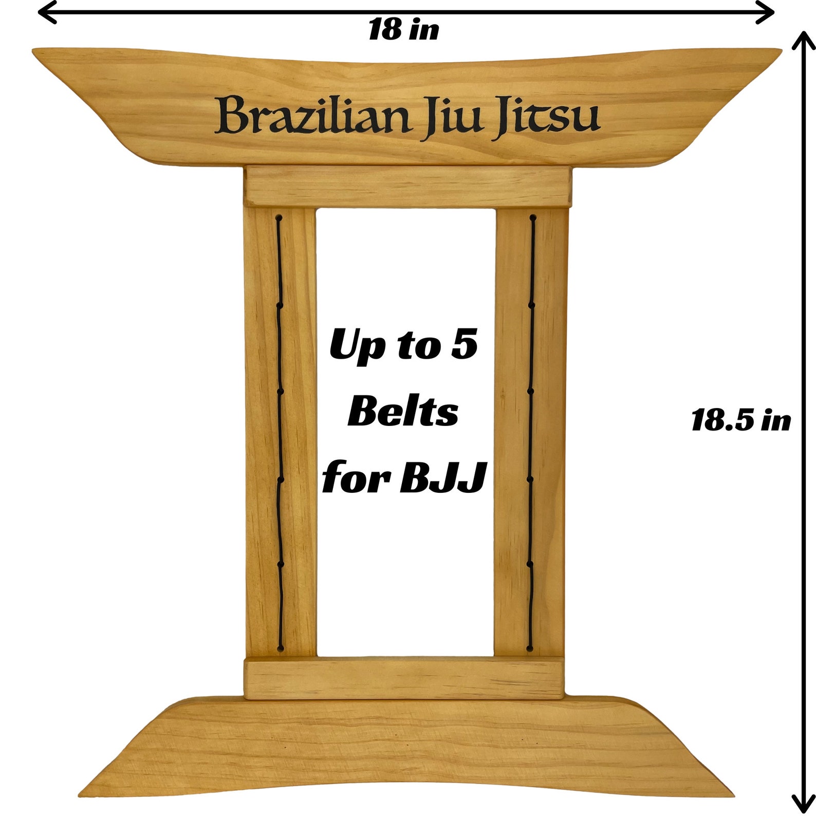 Brazilian Jiu Jitsu Belt Display BJJ 5 Belt Rack & Medals Etsy