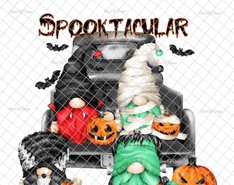 Halloween gnome PNG, Halloween gnome decal, gnome images, Halloween decal, sublimation, digital download, waterslide images,tumbler graphics