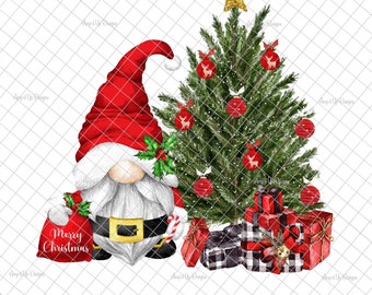 Merry Christmas  PNG, Christmas gnomes, Santa gnome, sublimation, Santa, PNG graphics, Christmas images, waterslide images, tumblers