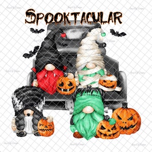 Halloween gnome PNG, Halloween gnome decal, gnome images, Halloween decal, sublimation, digital download, waterslide images,tumbler graphics