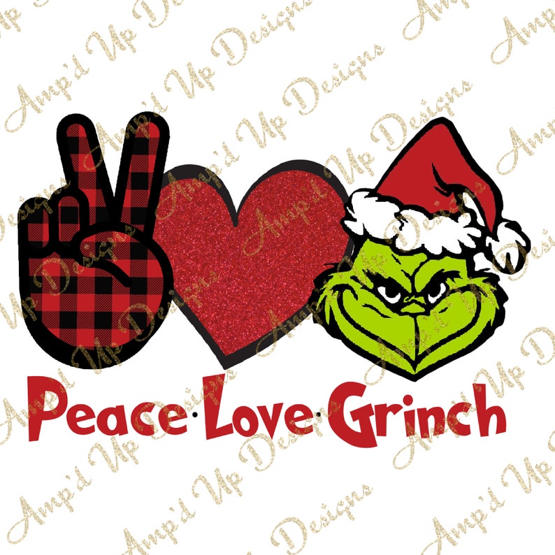 Free Free 340 Peace Love Grinch Svg Free SVG PNG EPS DXF File