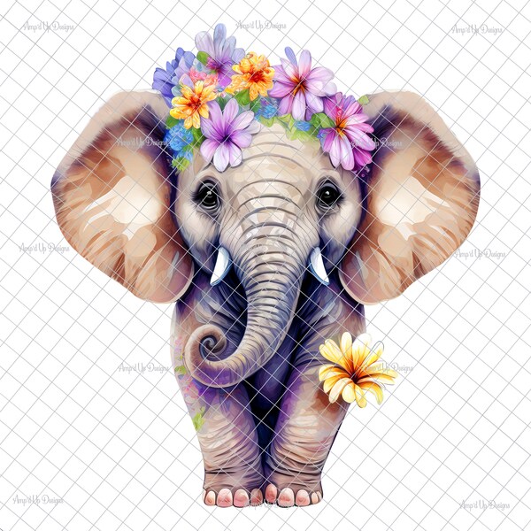 Baby Elephant Decal Etsy