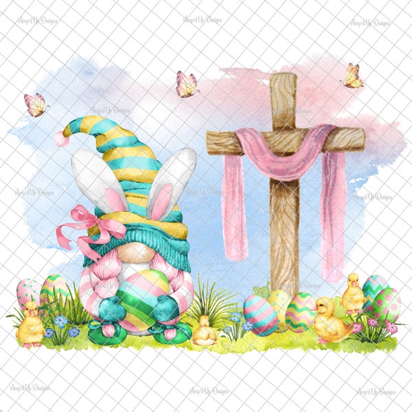 Happy Easter PNG, Sublimation, gnome PNG, Easter gnome download, gnome images, Easter gnome graphics, waterslide images, tumbler graphics