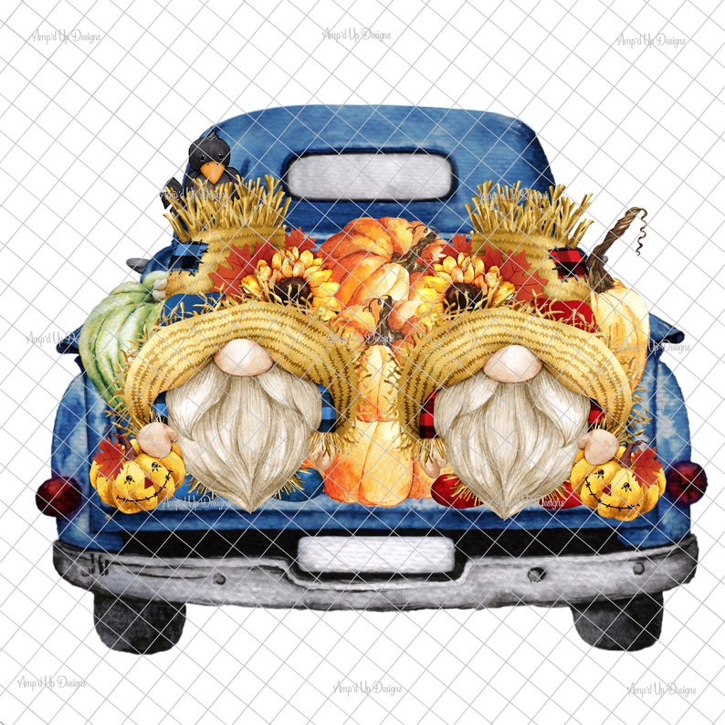 Scarecrow gnome PNG pumpkins gnome images fall gnome gnome image 1