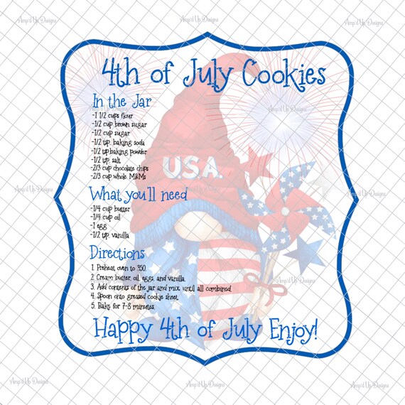 M&M cookies label PNG, sublimation, Patriotic cookies  PNG, digital graphics, 4th of July  label, Patriotic  cookies, digital download