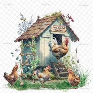 Chicken Butt hut Clear Laser printed Waterslide image, chicken decal, chicken coop, chicken images, tumbler supplies, waterslide decals