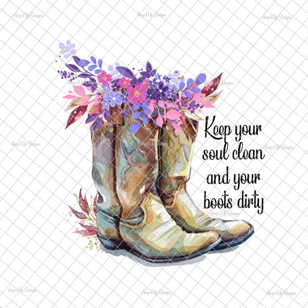 Cowgirl Boots Png - Etsy