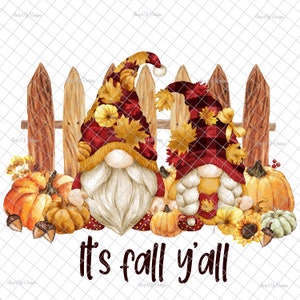 Happy Fall Y'all Gnome Tumbler