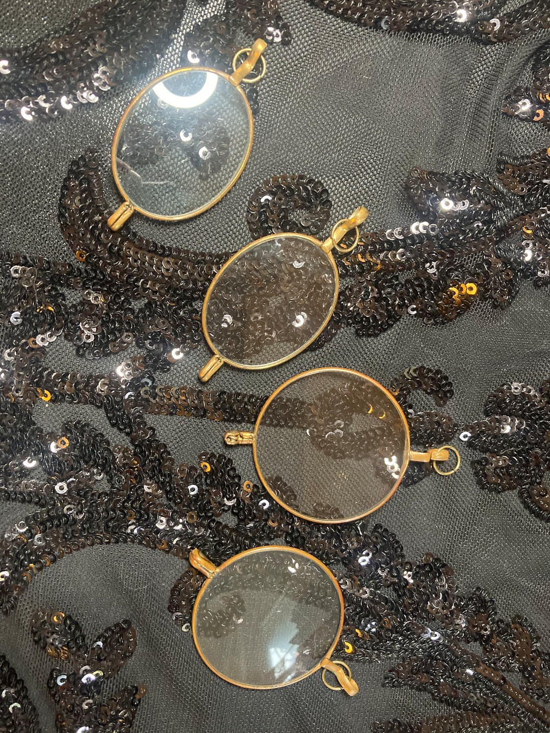 Antique Eyeglass Pendants Etsy