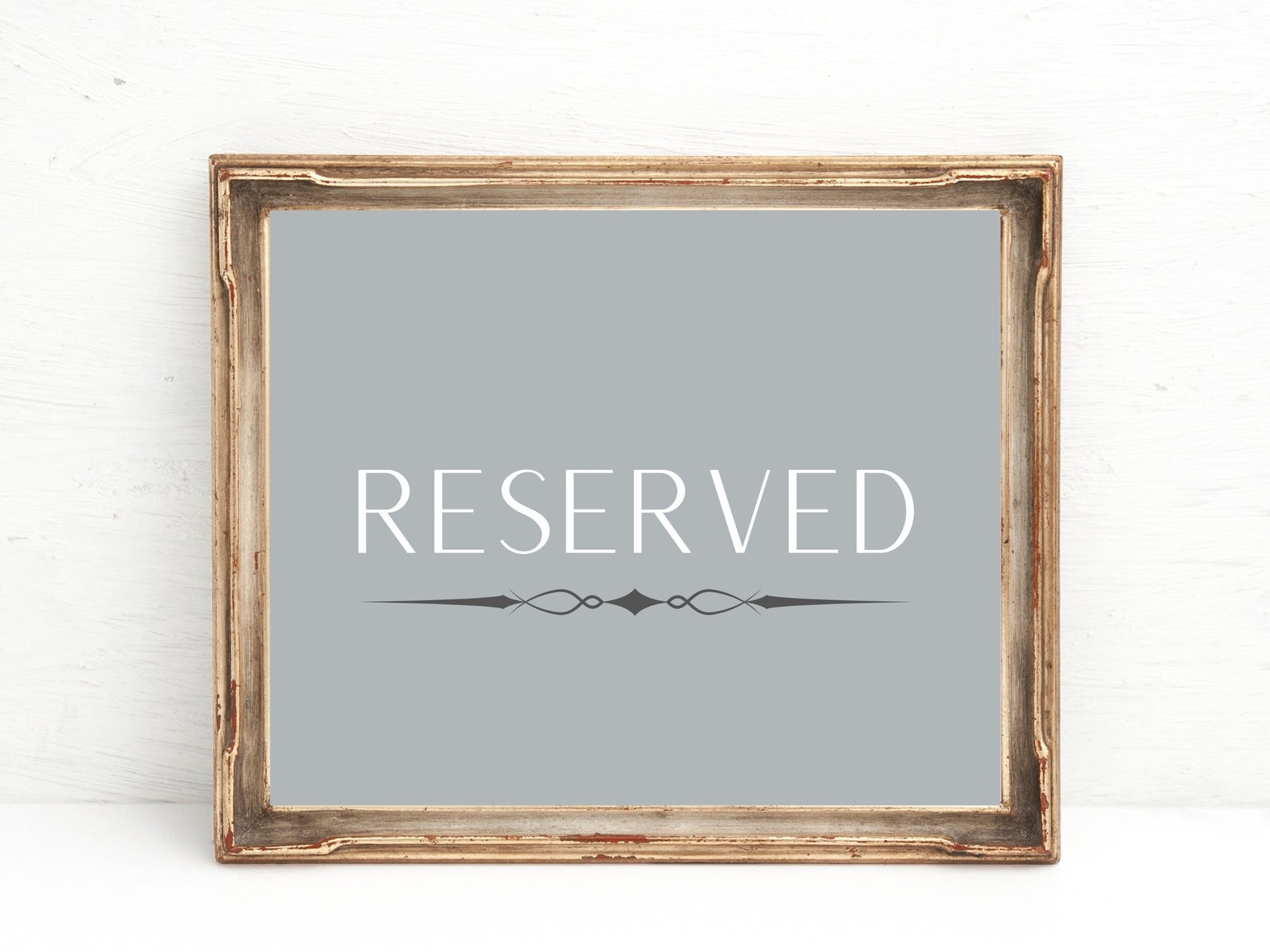 Reserved Printable Instant Download Digital Download - Etsy France