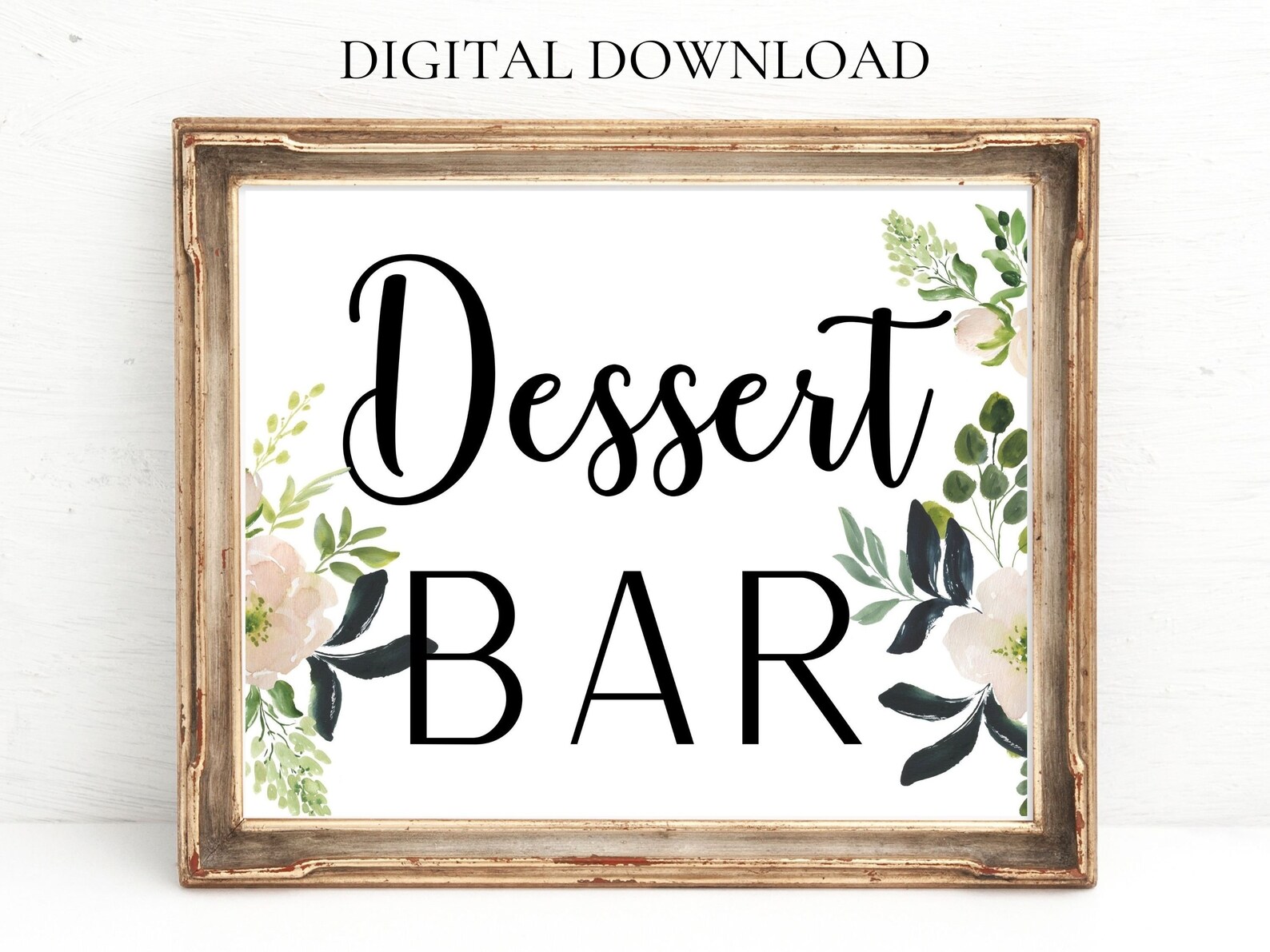 Printable Dessert Bar Printable Dessert Bar Digital | Etsy