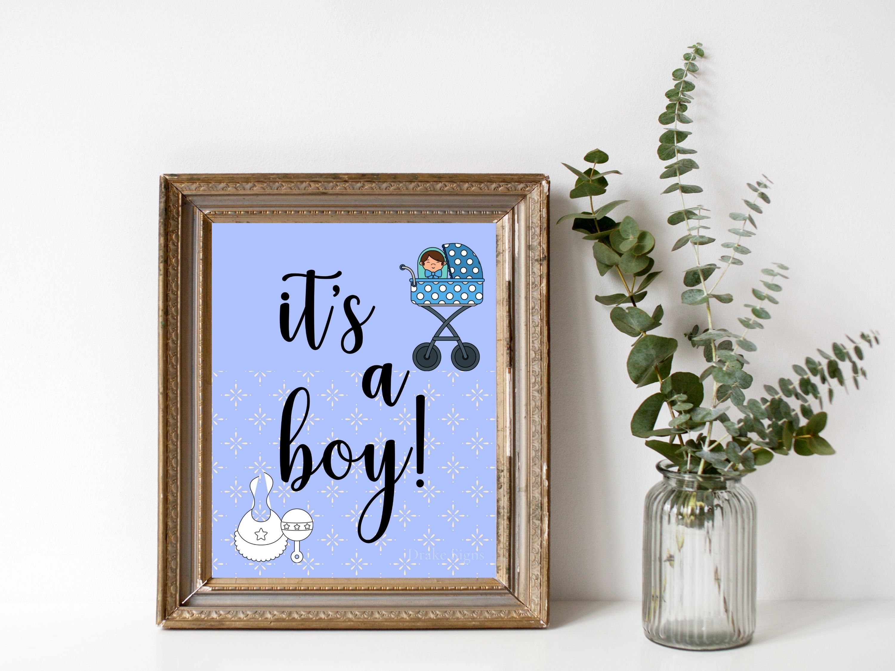 Printable It's A Boy Instant Download Digital - Etsy 日本