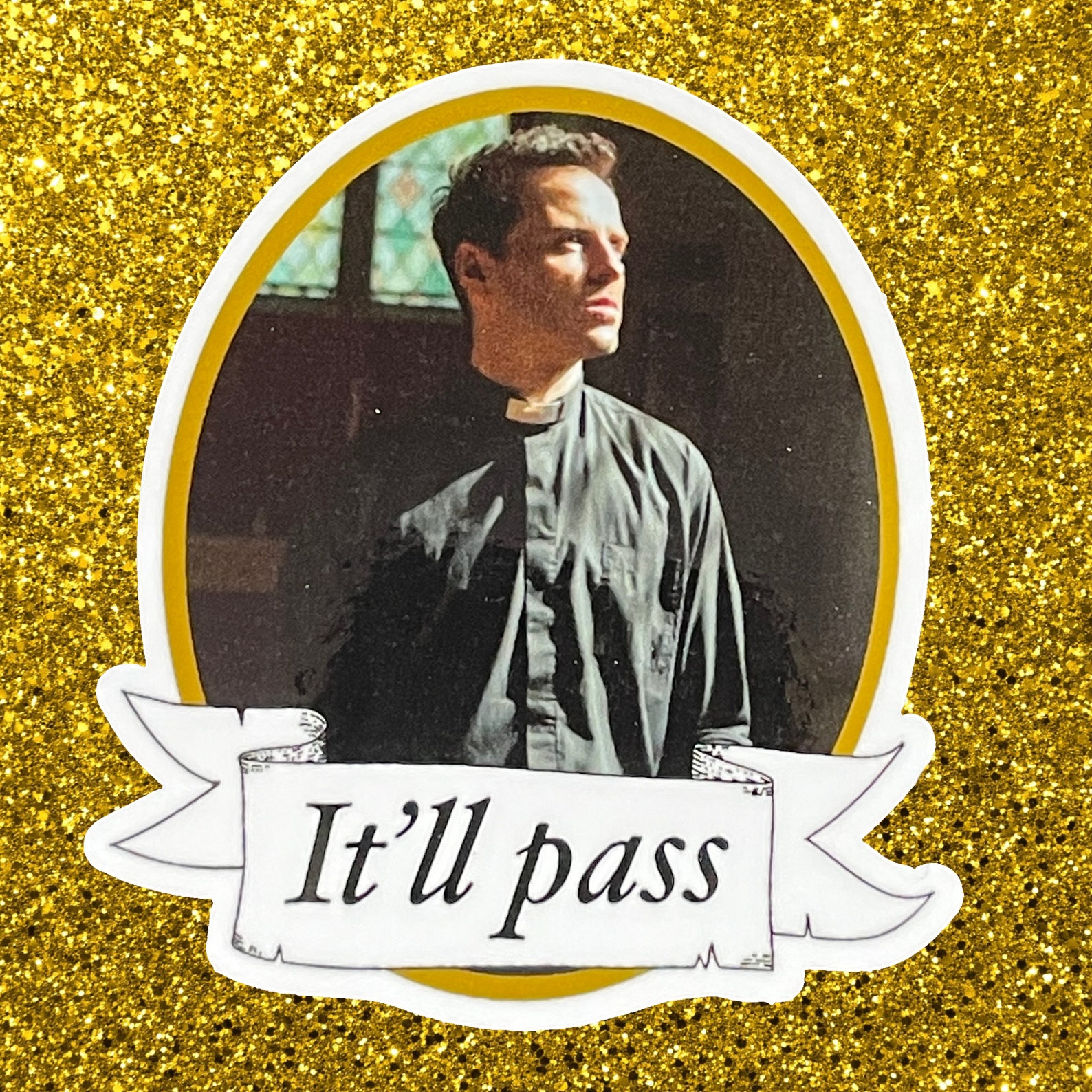 Fleabag ITLL PASS Sexy Priest / Hot Priest Vinyl Sticker - Etsy