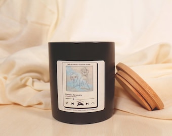 Enemies To Lovers | Vegan Soy Candle For Book-Lovers, Bibliophiles, Readers | Trendy, Cozy Bookish Vibes For Reading Nook | Cute Unique Gift
