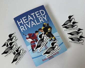 Heated Rivalry Sticker | Stupid Canadian Wolf Bird | Rachel Reid Inspired Vinyl Sticker | Hockey Romance Bookish Sticker | Bookish Sticker