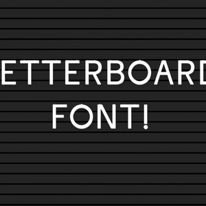 Fonte DIGITAL Letter board com 3 fundos - DOWNLOAD INSTANTÂNEO