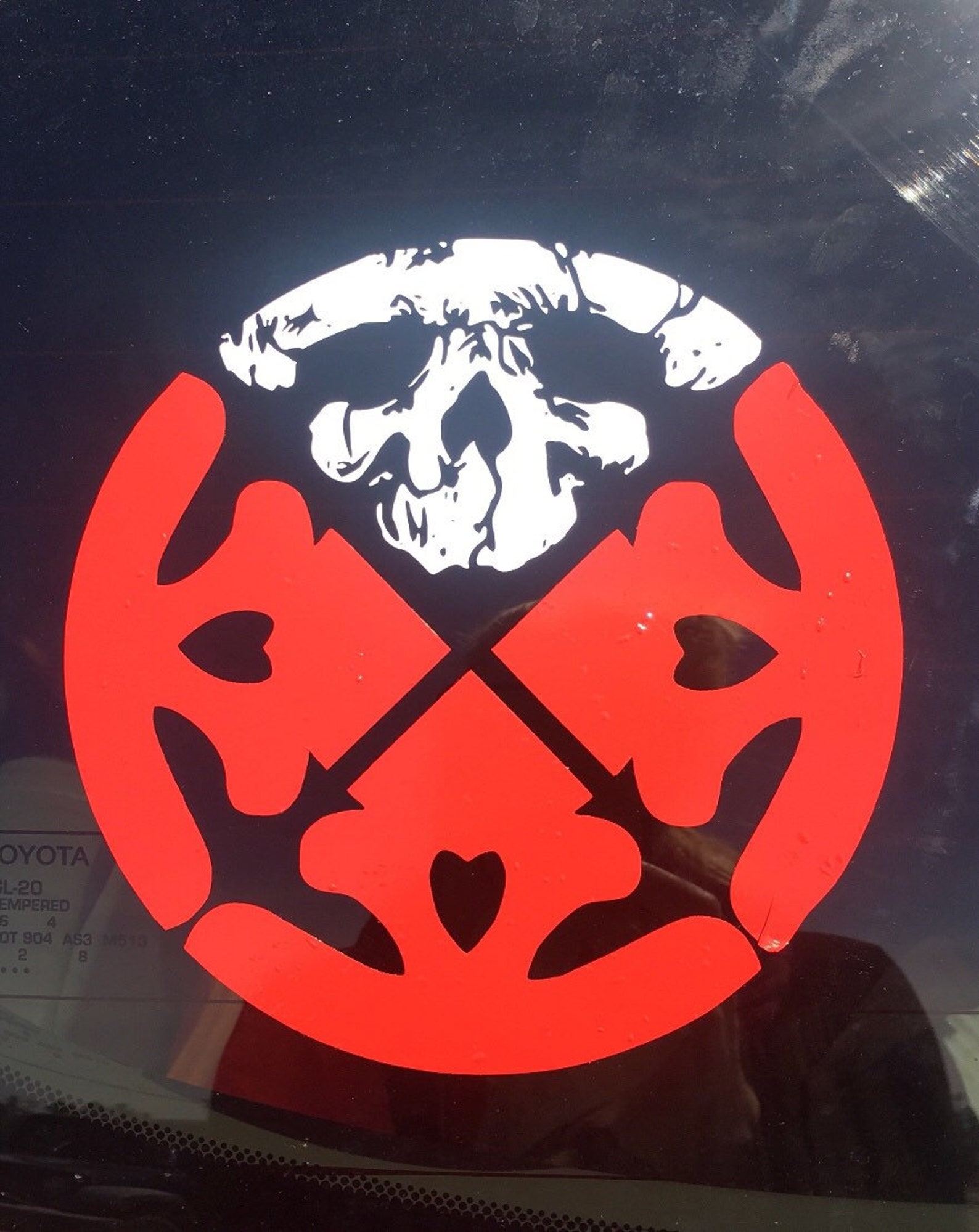 LIFE OF AGONY Band Sticker Decal - 4 X 4 Inch High Quality Vinyl, Die-Cut, UV & Water Resistant