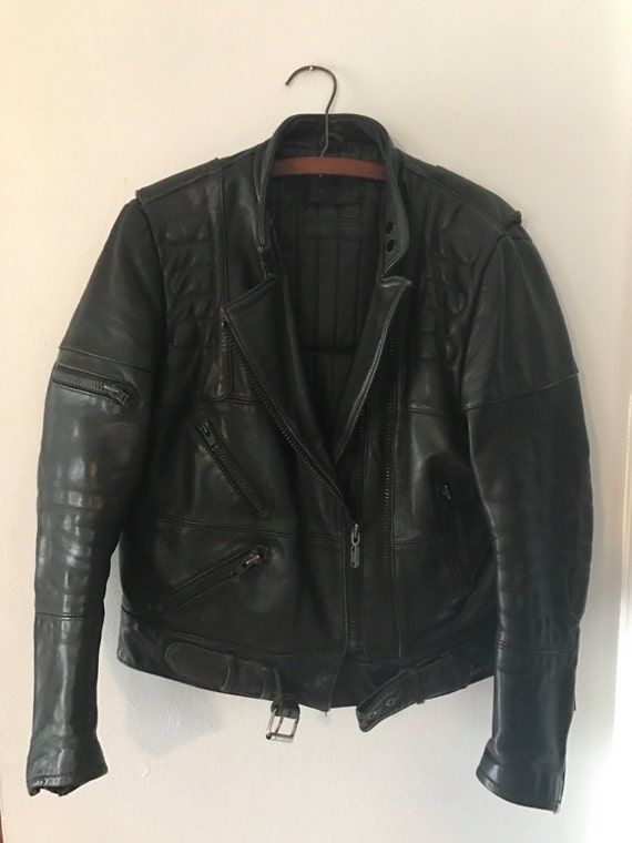 Vintage Leather Harley Davidson Jacket size 40W | Etsy