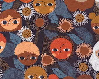 Telas Cloud9 - Colección Idea Garden - Ideas en ciernes - Por Meenal Patel Studio - 100% algodón orgánico - 112-114 cm de ancho - se vende por medio metro