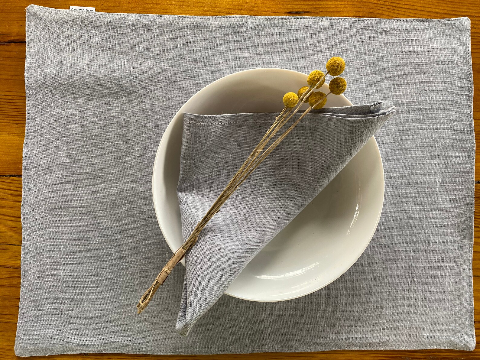 Woodrose Linen Napkins. Washed Linen Cloth Napkins. Wedding Etsy