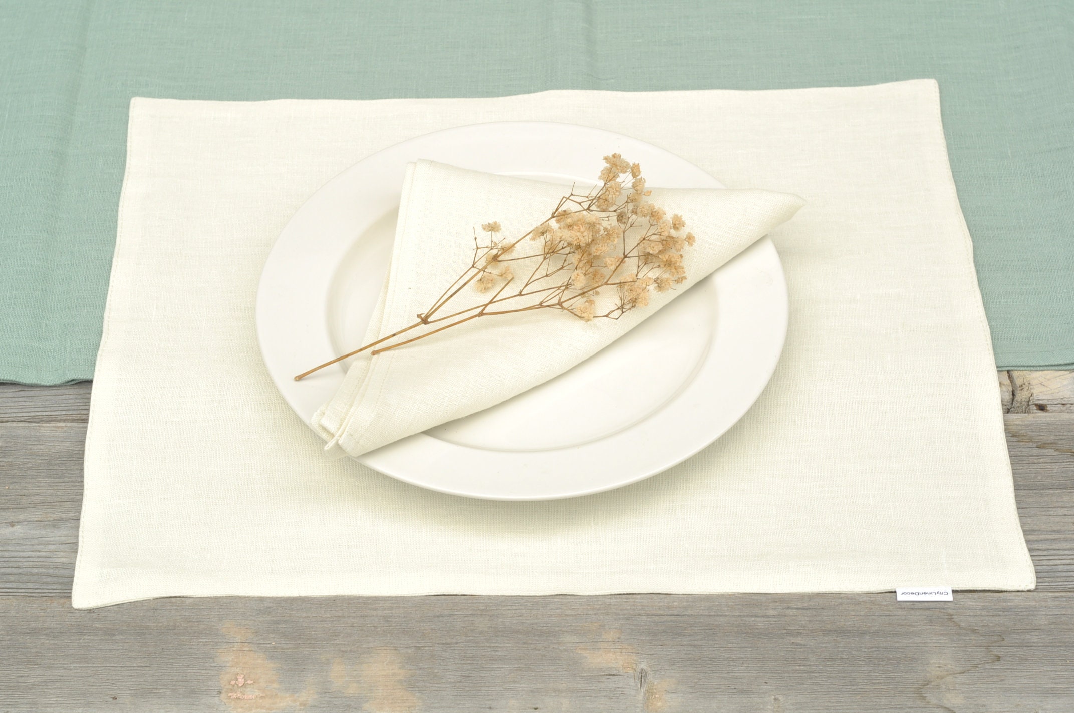 Linen placemats. Dining placemats. Wedding cloth table place Etsy