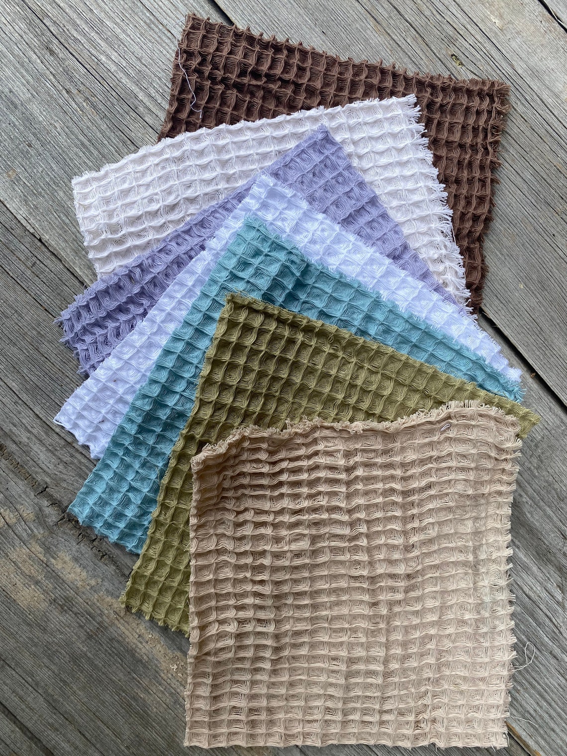 Brown Waffle linen blanket. Linen throw blanket. Handmade Soft Etsy