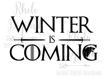 Download Winter Is Coming Svg Etsy