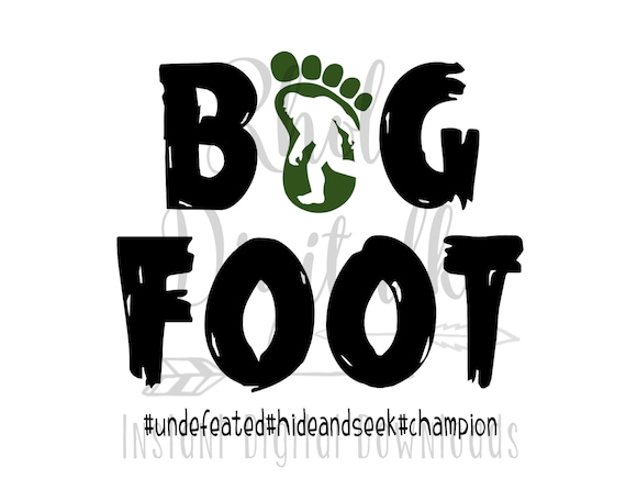 Big foot tshirt boys tshirt svg