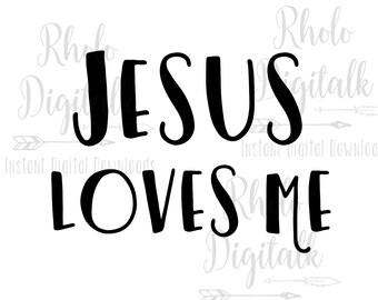 minimal faith based Jesus loves me  christian tshirt svg