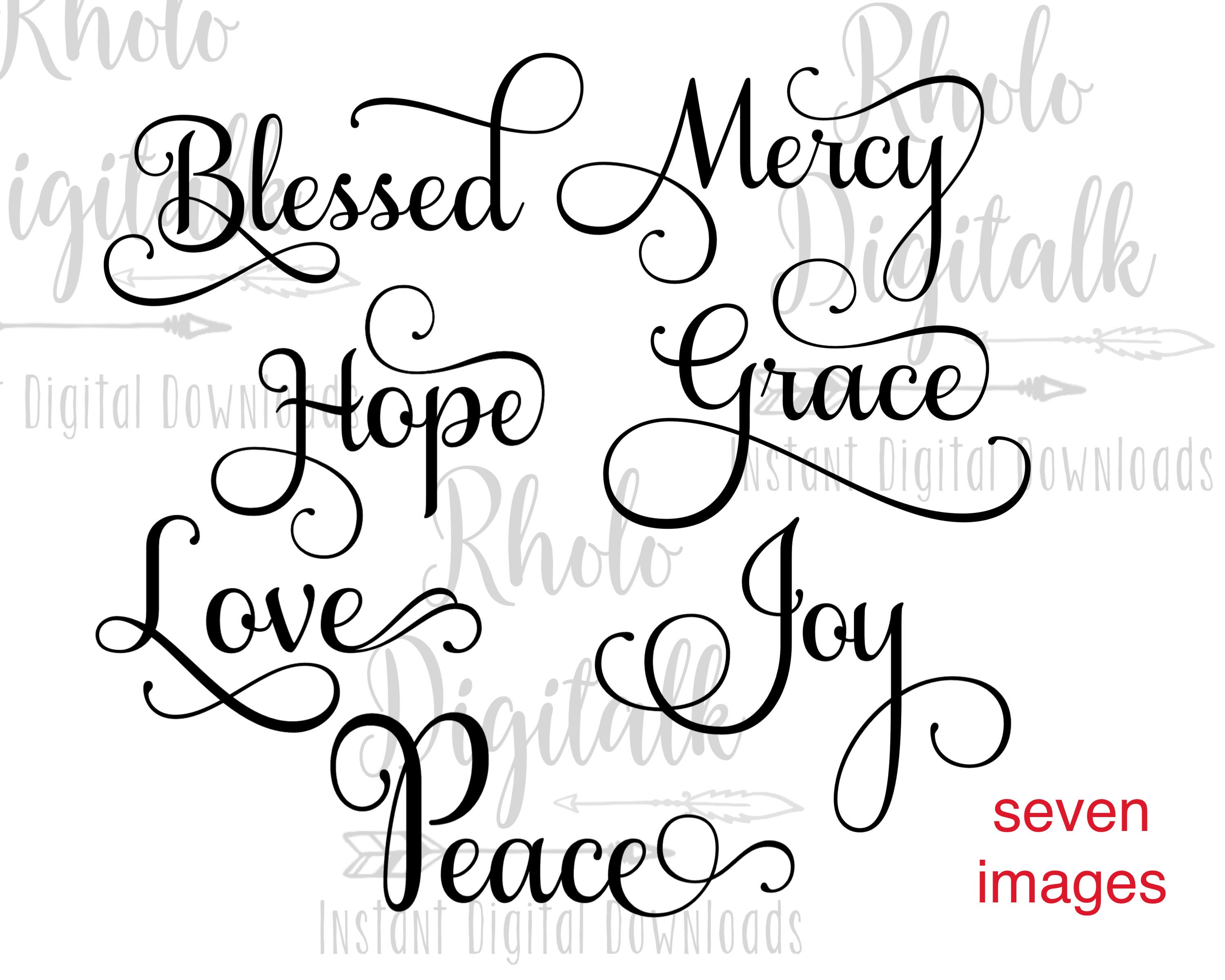 Mercy, Peace and Love | Come To Me {Pouch} Mercy, Peace and Love | Come To Me {Pouch}