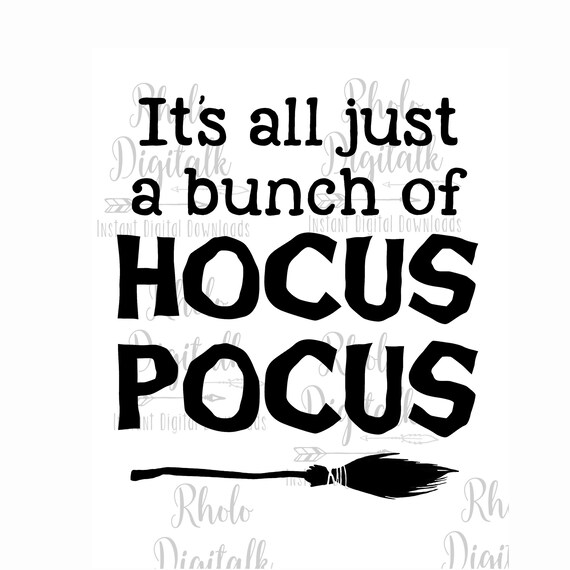 DIGITAL DOWNLOAD: Just a Bunch of Hocus Pocus