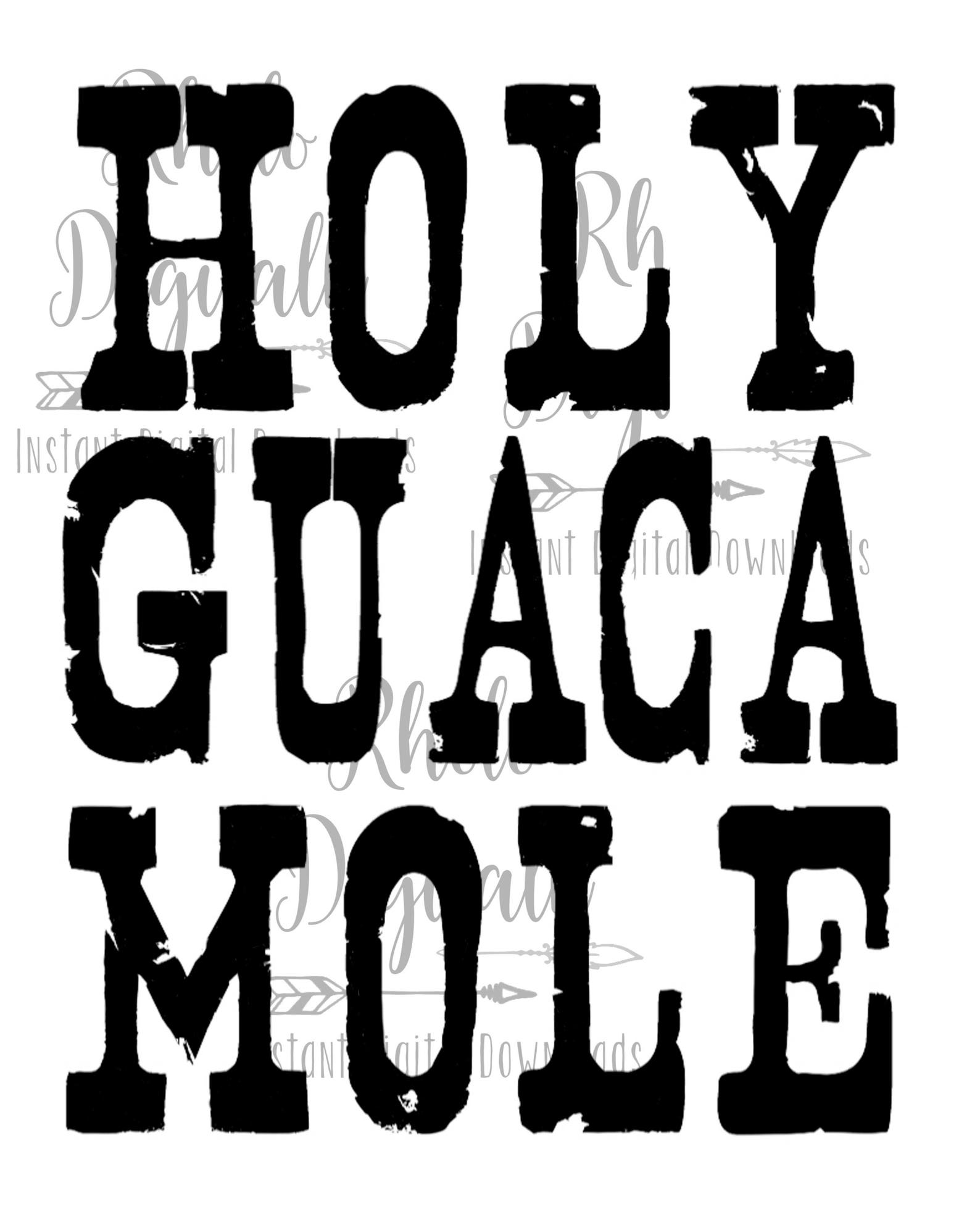 Holy Guacamole - Etsy