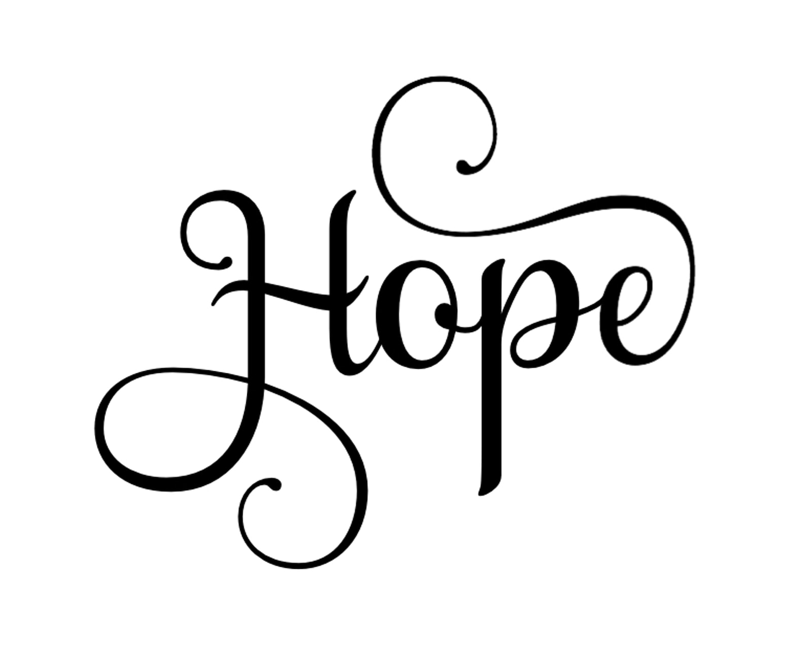 Hope Svg Digital Download Etsy