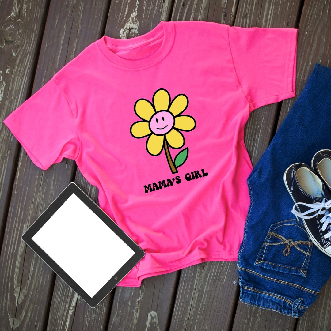 Mamas Girl, Girl Tshirt Svg, Baby Onesie, Baby Shower Gift, Svg instant