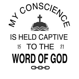 My Conscience is held captive svg-Instant Digital Download