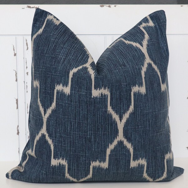 Indigo Pillow Etsy