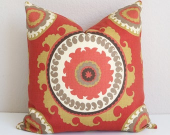 Set Of Two Pillow Covers, Decorative Pillow Cover, Susani Pillow,18x18