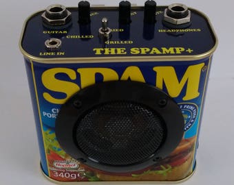 THE SPAMP PLUS Guitar Practice Amplifier and Distortion Effect With Speaker