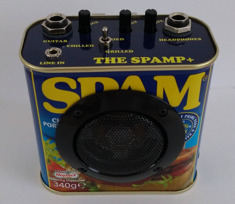 THE SPAMP PLUS Guitar Practice Amplifier and Distortion Effect With Speaker image 1