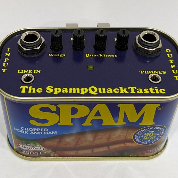 The SpampQuackTastic - Guitar Headphone Practice Amplifier with Envelope Filter Effect