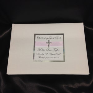 Personalised Christening Guest Book image 2