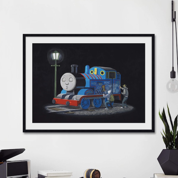 Thomas by Banksy Art Print