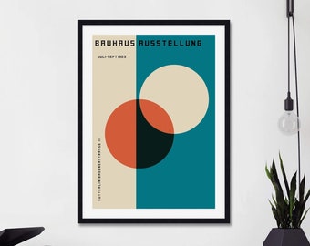 Bauhaus Exhibition 1923 Circles Art Print
