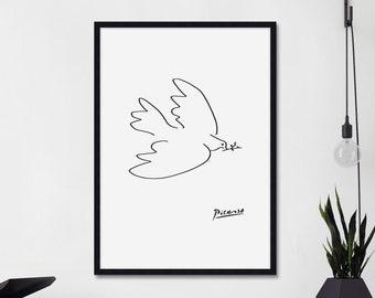 Dove of Peace by Pablo Picasso Art Print