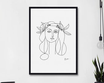 Head Of A Woman by Pablo Picasso Art Print