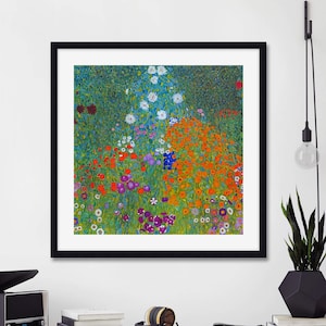 Farm Garden by Gustav Klimt Art Print