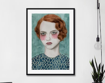 Sasha by Sofia Bonati Art Print
