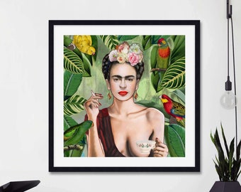 Frida Con Amigos by Nettsch Art Print