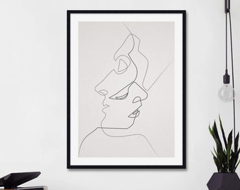 Close Noir (Grey) by Quibe Art Print