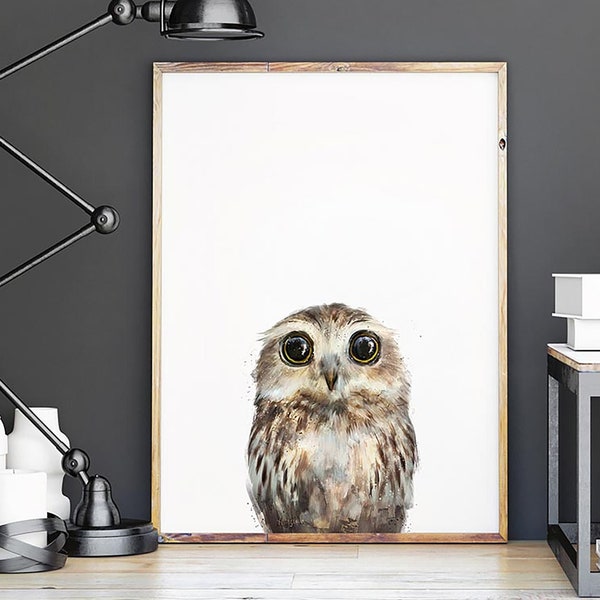 Little Owl by Amy Hamilton Art Print